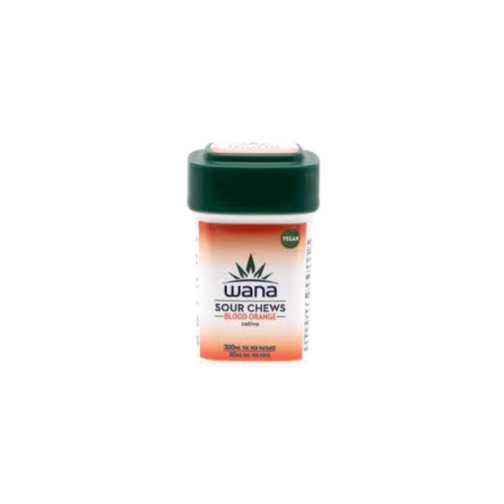 Wana Sour Chews – Blood Orange Sativa – 30mg