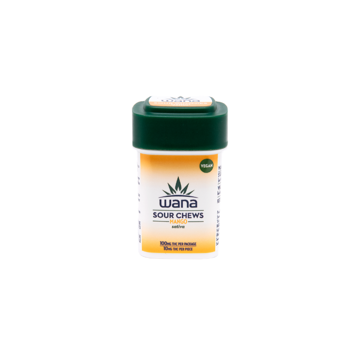 Wana Sour Chews – Mango Sativa – 100mg THC